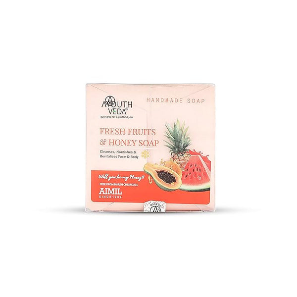 Ayouthveda Fresh Fruits & Honey Soap - 100 gms