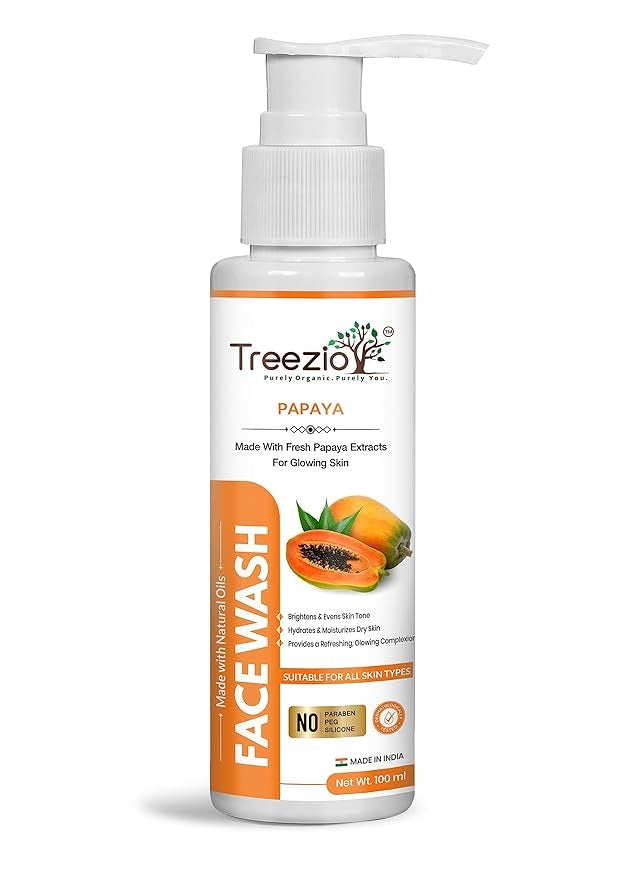 Treezio Papaya Face Wash - 100 ml