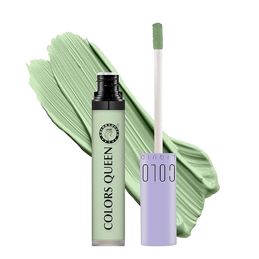 Colors Queen Conceal & Reveal Liquid Concealer 12 Green Corrector - 6 gms