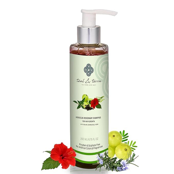 Teal & Terra Hibiscus & Rosemary Hair Growth Shampoo - 200 Ml