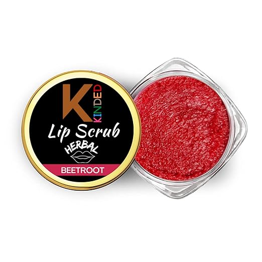 Kinded Lip Sugar Scrub Herbal Beetroot - 10 gms