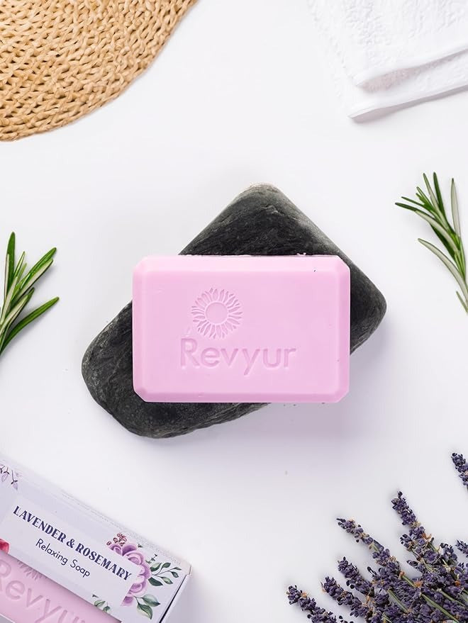 Revyur Speciality Naturals Revitalizing Lavender and Rosemary Oil Soap - 125 gms