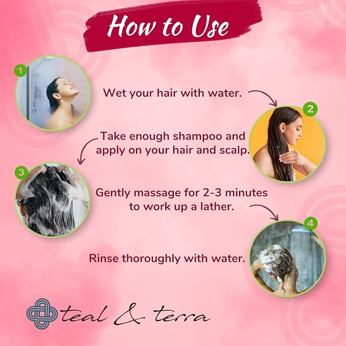 Teal & Terra Onion Oil & Rose Shampoo - 200 Ml