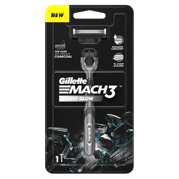 Gillette Mach3 Charcoal Shaving Razor for Men