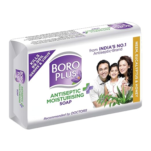 Boroplus Antiseptic + Moisturising Soap Neem Eucalyptus & Honey - 125 gms