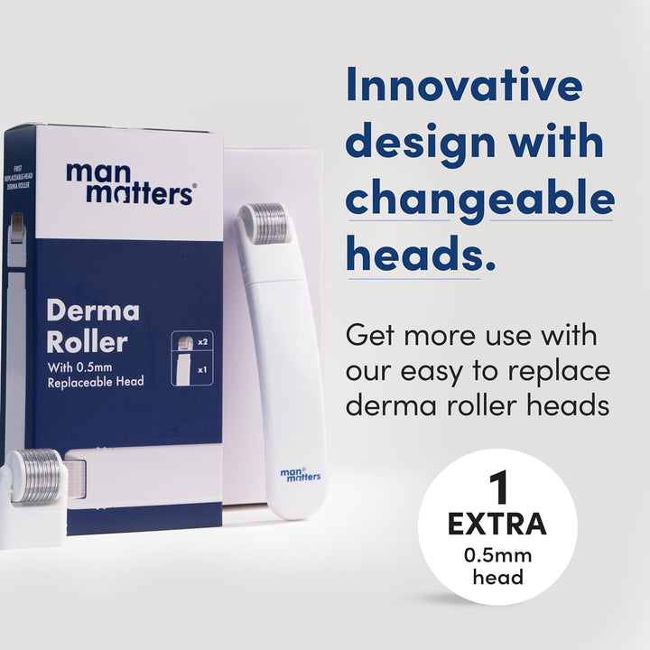 Man Matters 2-In-1 Derma Roller For Hair – Veeha Beauty