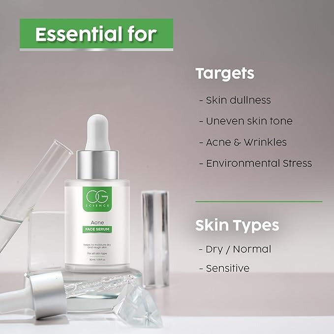 OG BEAUTY Science Acne Face Serum - 30 ml