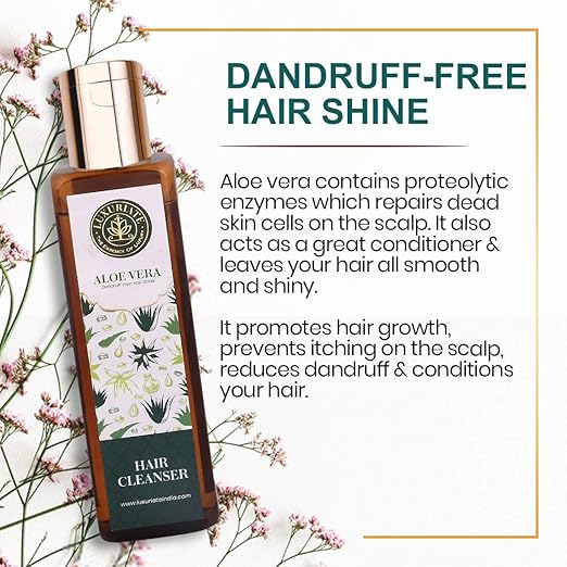 Luxuriate Aloe Vera Hair Cleanser Shampoo for Men and Women - 200 ml