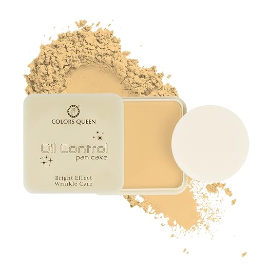 Colors Queen Weightless Matte Finish Compact Powder 03 Natural - 15 gms