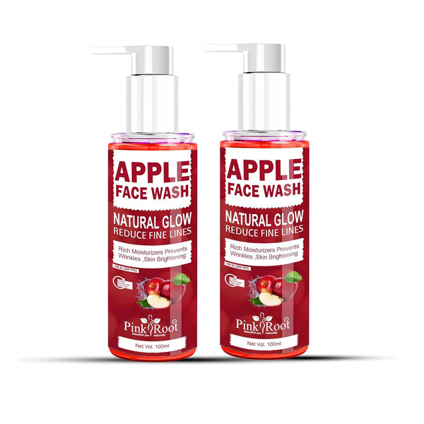 Pink Root Apple Oil Balancing Face Wash - 100 ml (Pack of 2)