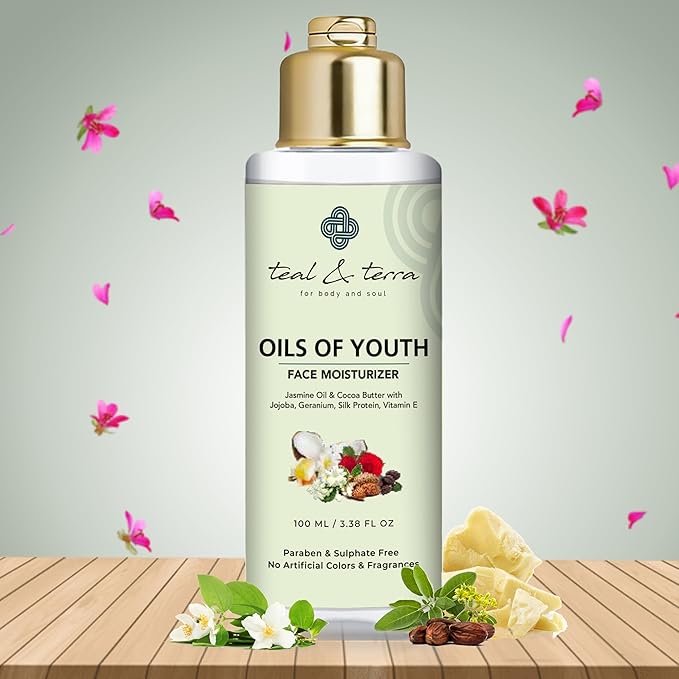 Teal & Terra Vitamin E & Jojoba Ultra-smooth Softening Face Moisturizer Cream - 100 Ml