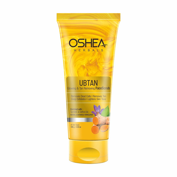 Oshea Herbals Ubtan Glowing & Tan Removing Face Scrub - 100 gms