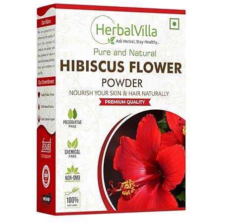 Herbvilla Hibiscus powder - 200 gms