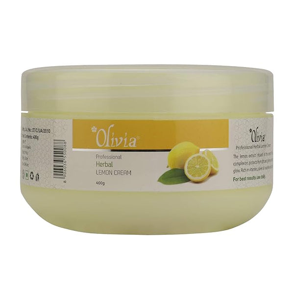 Olivia Herbal Lemon Facial Massage Cream - 400 gms