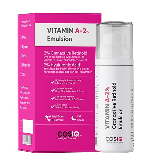 Cos-IQ 2% Vitamin A Granactive Retinoid Emulsion Face Serum - 30 ml
