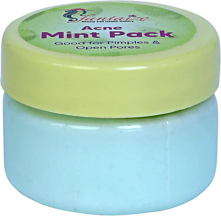 Fantaize - Mint pack for oily skin to remove pimples and tan - Pack of 1 