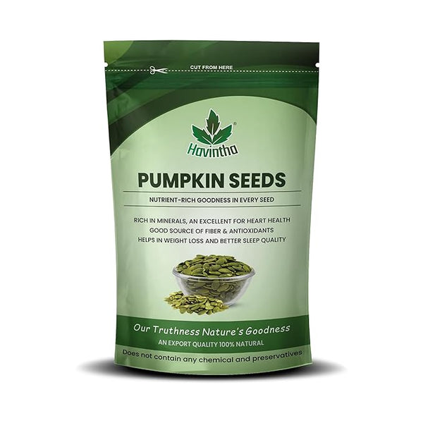 Havintha Pumpkin Seeds Eating (Raw And Unroasted) Seeds for Immunity Boost - 227 gms