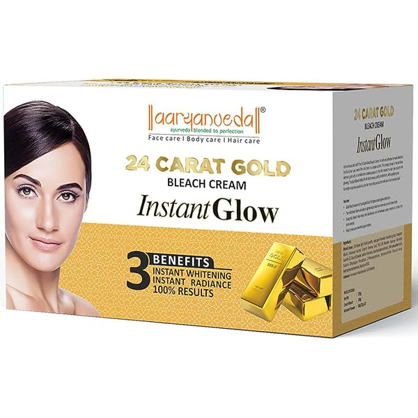 Aaryanveda 24 Carat Gold Bleach Cream