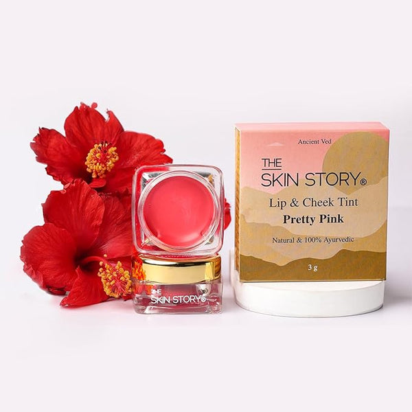 The Skin Story Lip & Cheek Tint Pretty Pink - 3 gms