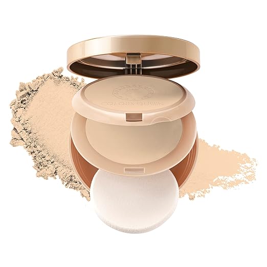 Colors Queen Brightness 2 in 1 Compact Powder Warm Ivory - 20 gms