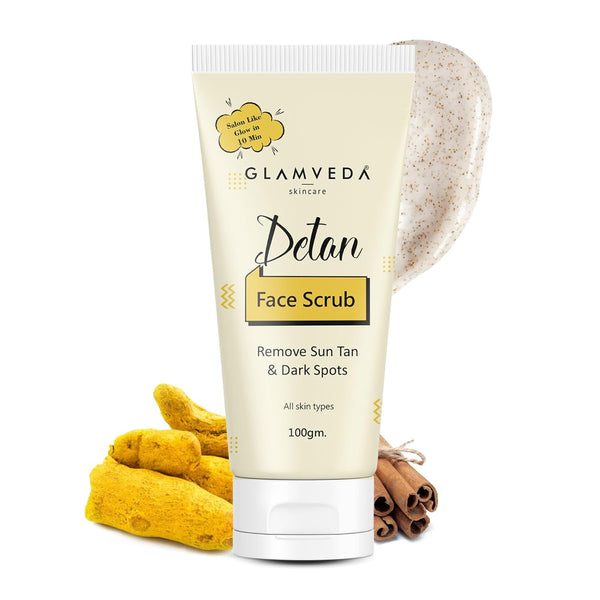 Glamveda Detan Face & Body Scrub - 100 gms