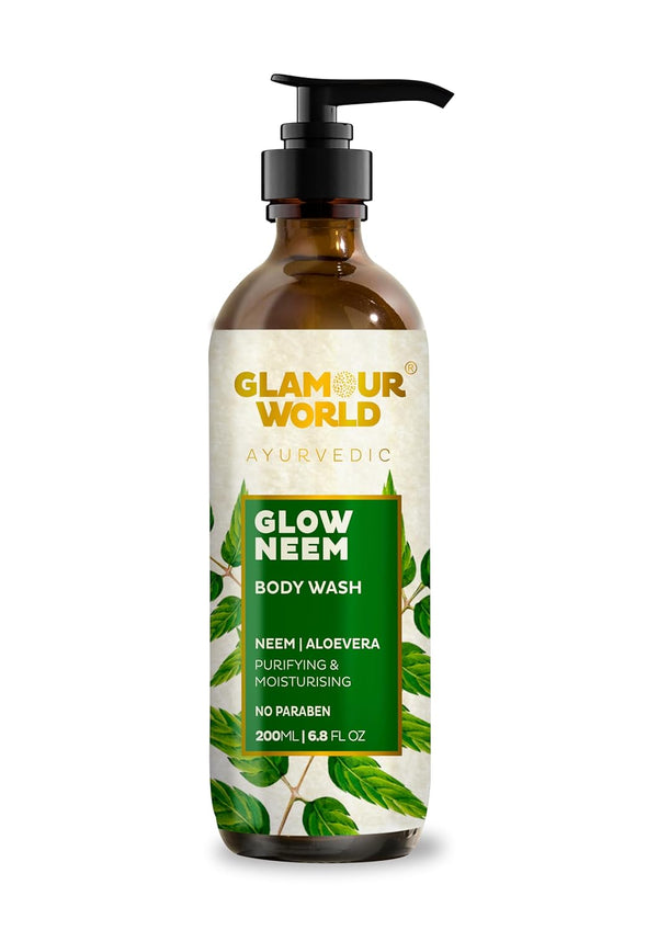 Glamour World Ayurvedic Glow Neem Body Wash - 200 ml