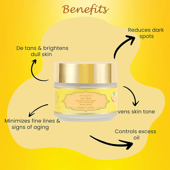 Ryllz Essentials Vitamin C Clay Face Mask - 100 ml