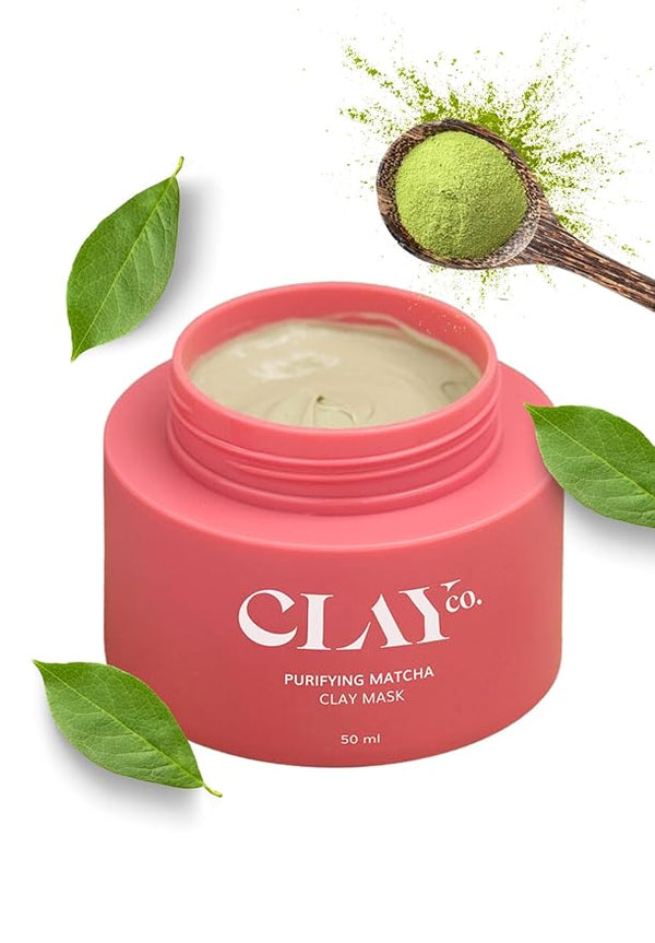 Clayco Purifying Matcha Clay Face Mask - 50 ml