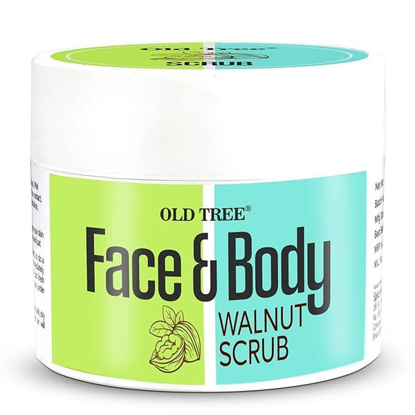 Old Tree Face and Body Walnut Scrub - 200 gms