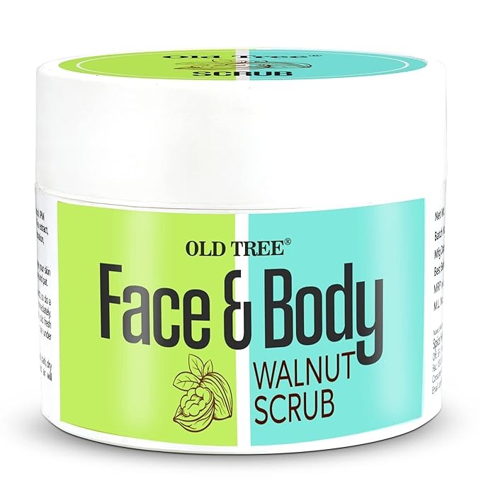 Old Tree Face and Body Walnut Scrub - 200 gms