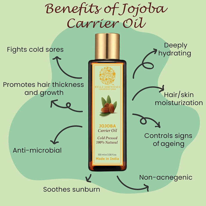 Ryllz Essentials Jojoba Carrier Oil - 100 ml