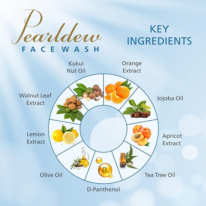 Pearldew 3 Way Antibacterial Face Wash - 100 Ml