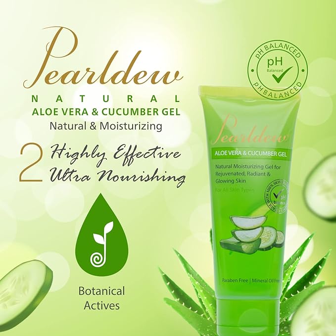 Pearldew Natural Aloe Vera & Cucumber Gel - 120 Gms