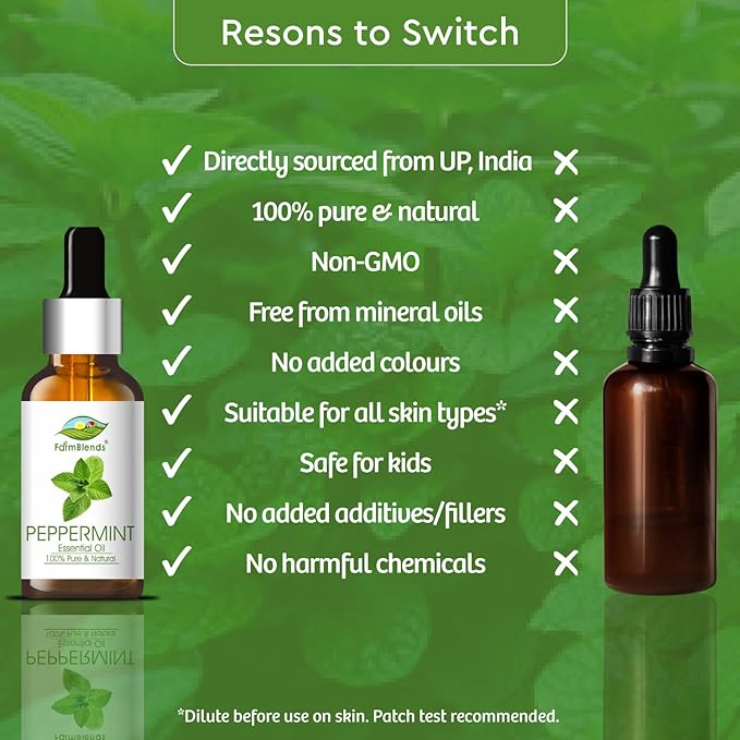 Farm Blends Peppermint Essential Oil - 10 ml