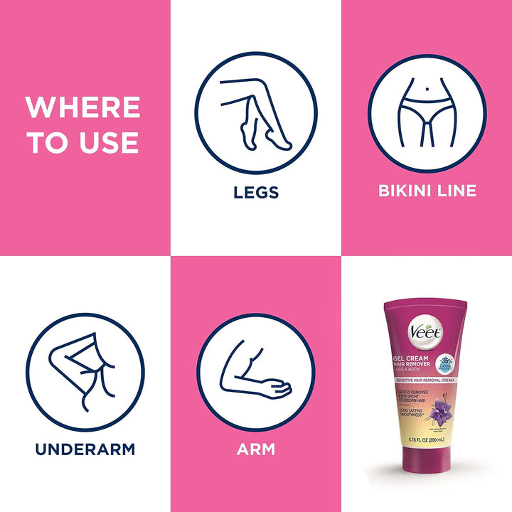Veet Gel Cream Hair Remover For Women - 200 ml
