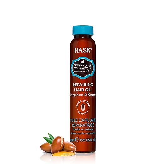 Hask Argan Oil Repairing Hair Oil Vial - 18 ml