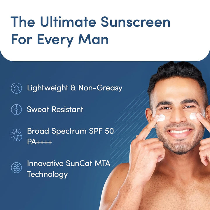 Man Matters Probiotic Sunscreen SPF50 - 50 ml – Veeha Beauty