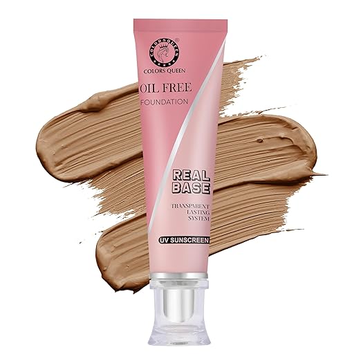Colors Queen Real Base Oil Free Foundation 06 Toffee - 40 ml