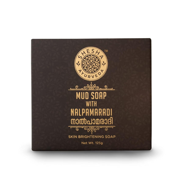 Shesha Ayurveda Mud with Nalpamaradi Skin Brightening Soap Bar - 125 gms