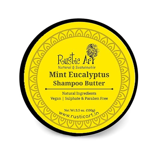 Rustic Art Mint Eucalyptus Shampoo - 100 gms