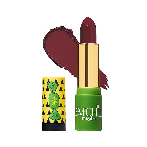 Lovechild Masaba Paan Tastic Luxe Matte Lipstick Wine Red - 4 ml