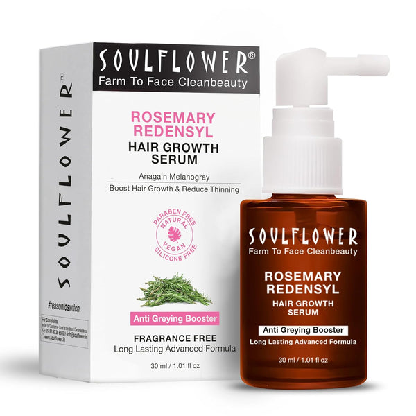 Soulflower Rosemary Redensyl Hair Growth Serum - 30 ml