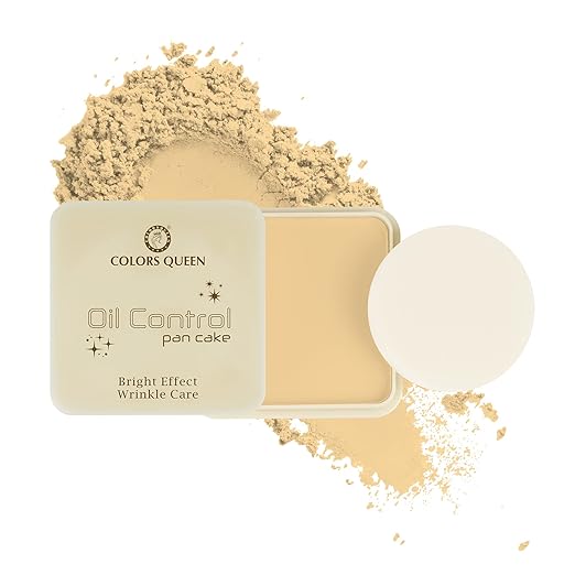 Colors Queen Weightless Matte Finish Compact Powder 04 Natural Honey - 15 gms