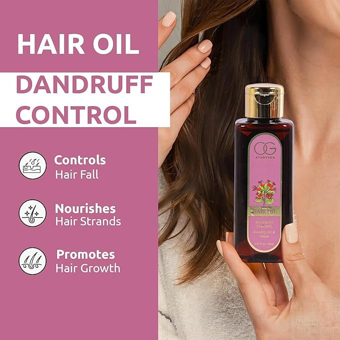 OG BEAUTY Ayurveda Dandruff Control Hair Oil - 150 ml