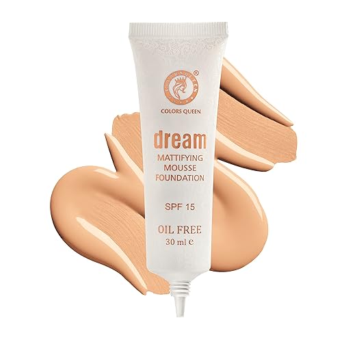 Colors Queen Dream Mattifying Mousse Foundation 04 Custard - 30 ml