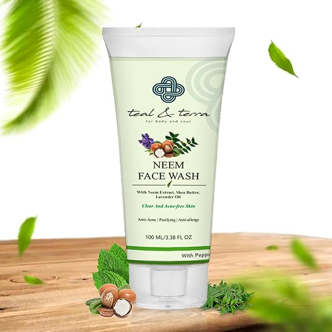 Teal & Terra Organic Neem Face Wash - 100 Ml