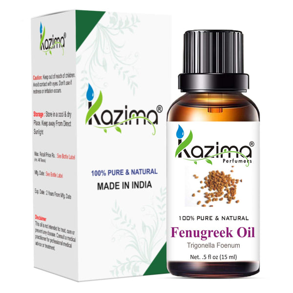 Kazima Fenugreek Cold Pressed Carrier Oil - 15 ml