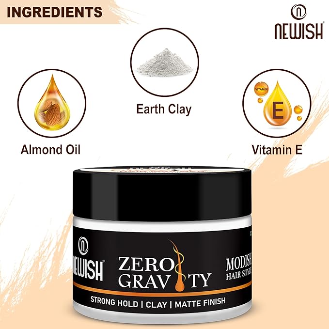 Newish Zero Gravity Hair Wax for Men - 100 gms