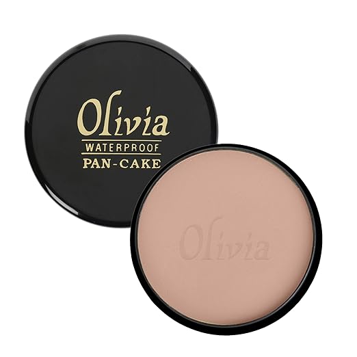 Olivia Waterproof Pan Cake Light Egyptian Powder Makeup Matte Concealer 25 gms | Shade No.919 Matte Finish