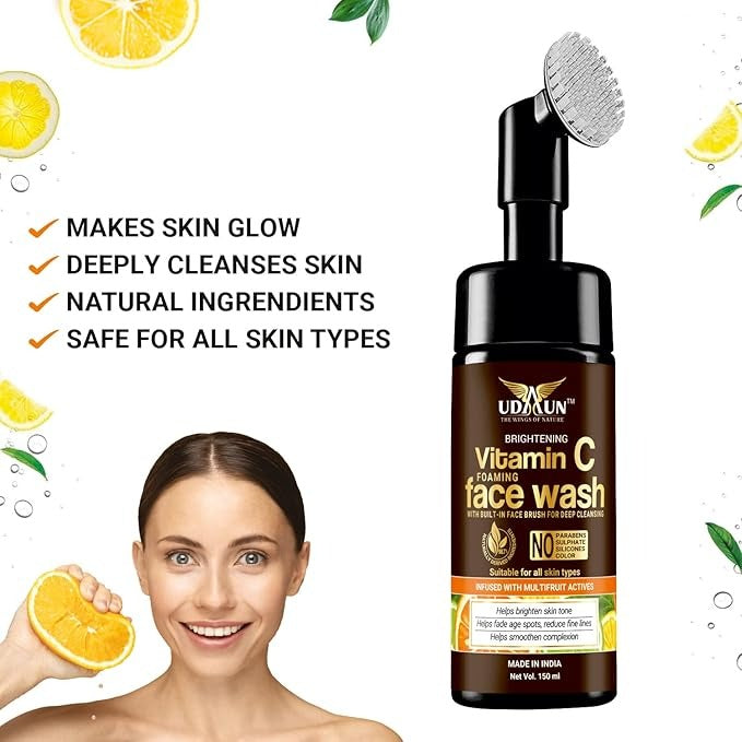 Elibliss Brightening Vitamin C Foaming Face Wash - 150 ml
